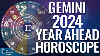 Gemini 2024 Horoscope ♊ Year Ahead Astrology [upl. by Llertal]