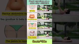 Kegel Exercise for beginners fully body workout  post pregnancy homeworkout [upl. by Gladine]