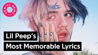 Remembering Lil Peep’s Most Memorable Lyrics  Genius News [upl. by Mungo]