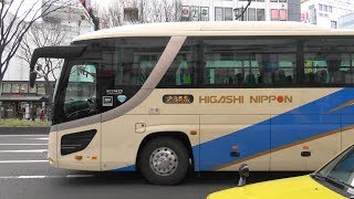 2017 高速バス 東日本急行 佐沼登米市役所→仙台 4K版 [upl. by Acilgna]