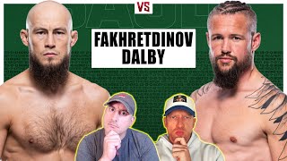 UFC Saudi Arabia Rinat Fakhretdinov vs Nicolas Dalby Prediction Bets amp DraftKings [upl. by Neelahs]