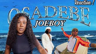 Joeboy  Osadebe Reaction  First song of 2024 [upl. by Bonilla]