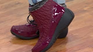 Khombu Waterproof Winter Ankle Snow Boots  Molly on QVC [upl. by Erdrich]