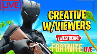 🔴Fortnite LIVE CREATIVE wViewers  Battle Royal amp Festival livePcControllerGameplay [upl. by Nnaes]