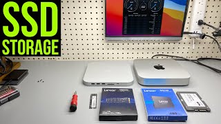 SSD Storage For Mac Mini M1 [upl. by Neilla]