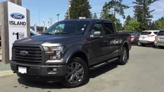 2016 Ford F150 XLT FX4 Special EditionSport pkg Supercrew 4X4 Review  Island Ford [upl. by Hassi558]