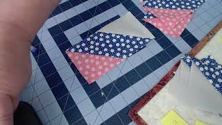 Sampler Sew Along Basic Block 13 Nancys Star featuring Jack [upl. by Adnirolc832]