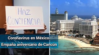 Pandemia empaña 50 aniversario de Cancún [upl. by Leseil198]