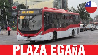 Movimiento de Buses en Plaza Egaña [upl. by Markowitz]