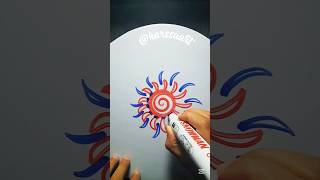 Drawing Hypnotic Art Animation Flowers shorts art drawing animation spinart gambar hypnotic [upl. by Isidore224]