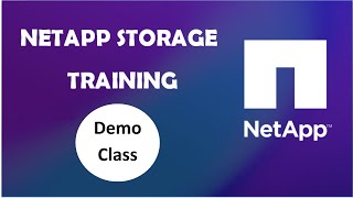 NetApp Storage Training for beginner  Demo Class [upl. by Ayikaz]