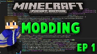 TUTO MODDING MCPE 0111   Début des fonctions et texte [upl. by Menzies]