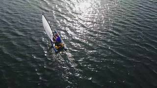 Kayacat sailing test PTC Drone Short [upl. by Kassab88]