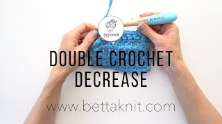 Crochet Double Crochet Decrease [upl. by Rosenberger]