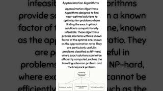 Approximation Algorithms [upl. by Winters]