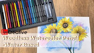 Woodless Watercolor Pencil  Paint Based [upl. by Ahsitra]