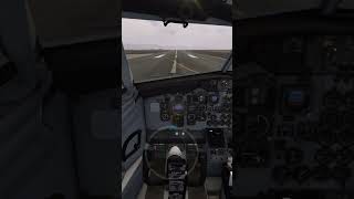 b737 takeoff from gibraltar yoytubeshorts simulation xplane12 landing [upl. by Branden260]