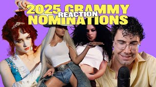 Reacting to the 2025 Grammy Nominations [upl. by Olnay]