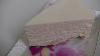 レアチーズケーキhow to make JAPANEASE RARE CHEESECAKE no gelatin ゼラチンいらず超簡単！解説 動画 [upl. by Etnauj]