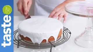 How to glaze a cake  tastecomau [upl. by Agata]