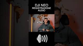 DJI NEO REGISTRAZIONE SUONO TEST INDOOR [upl. by Leiso]