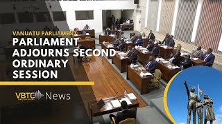 Vanuatu Parliament Adjourns Session Until November 12 in Respect of Late Staff Member  VBTC News [upl. by Isla]