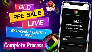 BLD PreSale Live Limited Supply  IDO Se BLD Token Buy Kaise Kare [upl. by Atteloj919]