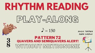 🎵 38 rhythm play along  NO METRONOME🎵 🥁 [upl. by Riannon976]