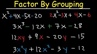 Factoring By Grouping [upl. by Nevak635]