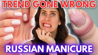 Is The Viral Russian Manicure A Recipe For Disaster [upl. by Holly]