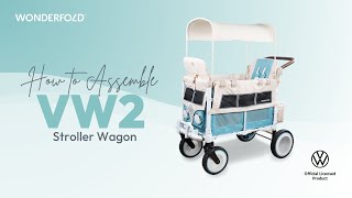 How to Assemble your VW2 Stroller Wagon🌟 [upl. by Ulita190]