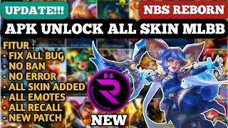 NBS REBORN 2024 LATEST VERSION  INJECTOR ML  APK UNLOCK ALL SKIN MOBILE LEGENDS [upl. by Datnow]