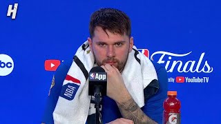 Luka Doncic talks the Finals loss FULL Postgame Interview 🎤 [upl. by Brigette685]