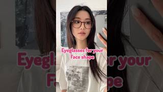 Eyeglasses for different face shapes 🕶️glasses faceshapes face shorts beauty glowup glow fyp [upl. by Pacifica]