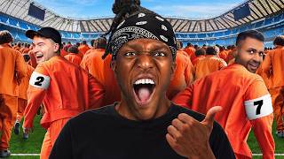 SIDEMEN vs 40 YOUTUBERS ULTIMATE HIDE amp SEEK IN A STADIUM [upl. by Nairdna]