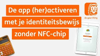 Activeren App met foto van je identiteitsbewijs  Digitaal bankieren Hoe werkt het  ING [upl. by Whorton74]