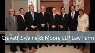 Law Firms Cravath Swaine amp Moore LLP Law Firms 2 [upl. by Bord]