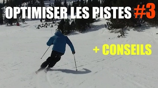 SkiOptimiser les pistes 3  bleue virages carving et virages courts  conseils [upl. by Arabele]