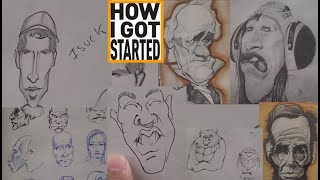 How I got started drawing Caricatures [upl. by Nosreh]