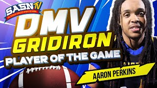 DMV Gridiron Interviews Running Back Aaron Perkins [upl. by Haniraz]