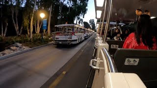 Disneyland Tram  Round Trip  Walking With The Mouse  013124 [upl. by Assenahs]