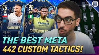 RANK 1 442 FORMATION amp CUSTOM TACTICS FOR FIFA 23 ULTIMATE TEAM [upl. by Motteo536]