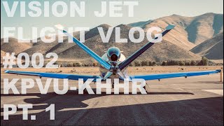 VISION JET TRANSITION FLIGHT VLOG [upl. by Ruddy]