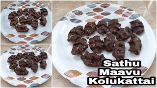 Sathu Maavu Kolukattai Recipe in tamil  சத்து மாவு கொழுக்கட்டை  Health Mix Kolukattai Kolukattai [upl. by Isabel]