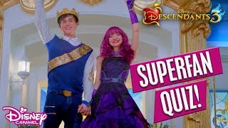 Ultimate Super Fan Quiz 🤩  Descendants  Disney Channel Africa [upl. by Dempsey]