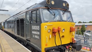 5M82 Hanson amp Hall Light Engine Movement to Wembley LTD at Reading [upl. by Mahoney]