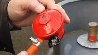 How to fit a propane gas regulator [upl. by Htur]