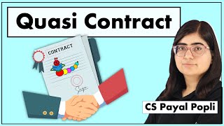 What is Quasi Contract  Quasi Contract Meaning  Quasi Contract with Example  Indian Contract Act [upl. by Haley352]