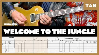 Guns N Roses  Welcome to the Jungle remake  Guitar Tab  Lesson  Cover  Tutorial [upl. by Placido]