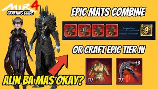 Crafting Tier IV Epic or Combine nalang  MIR4 Crafting Guide [upl. by Tavie]